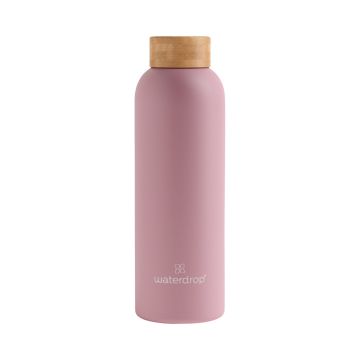 waterdrop Steel Bottle Pastel Pink